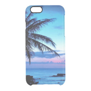 prachtig strand Hawaii Doorzichtig iPhone 6/6S Hoesje