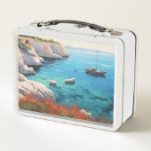 Prachtig strand in Griekenland (Achterkant)