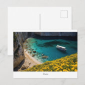 Prachtig strand in Griekenland Briefkaart (Voorkant / Achterkant)