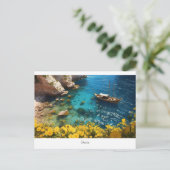 Prachtig strand in Griekenland Briefkaart (Staand voorkant)