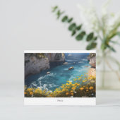 Prachtig strand in Griekenland Briefkaart (Staand voorkant)