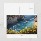 Prachtig strand in Griekenland Briefkaart (Voorkant / Achterkant)