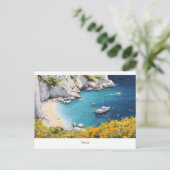 Prachtig strand in Griekenland Briefkaart (Staand voorkant)