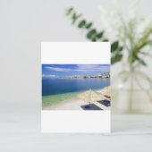 PRACHTIG STRAND UITZICHT BRIEFKAART (Staand voorkant)