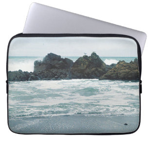 Prachtig strand uitzicht...... laptop sleeve
