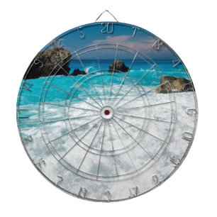 Prachtig strand Water Surf Aloha Hawaiian Wedding Dartbord