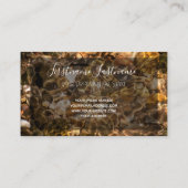 Prachtig stromend water met motivatie quote visitekaartje (Achterkant)