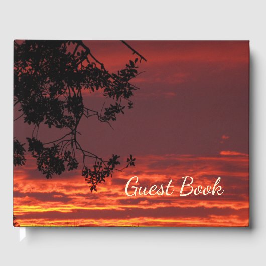 Prachtig Sunset Guest Book Gastenboek (Voorkant)