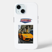 Prachtig supercar iPhone 15 hoesje ontwerp.