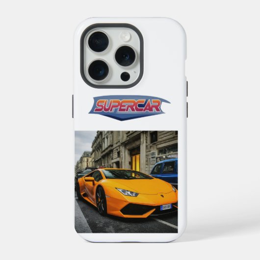 Prachtig supercar iPhone 15 Pro Case-ontwerp. Hoesje (Achterkant)
