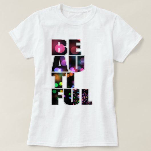 prachtig t-shirt (Design voorkant)