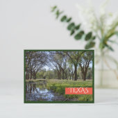 Prachtig Texaans park Briefkaart (Staand voorkant)