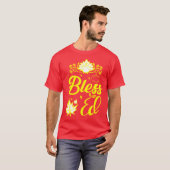 Prachtig Thanksgiving-herdenkingsontwerp T-shirt (Voorkant volledig)