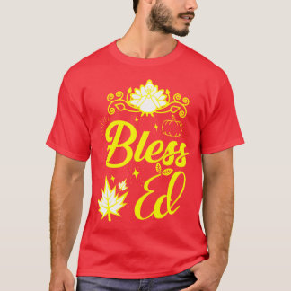 Prachtig Thanksgiving-herdenkingsontwerp T-shirt
