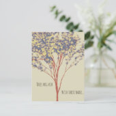 Prachtig Tree Art Quote Briefkaart (Staand voorkant)