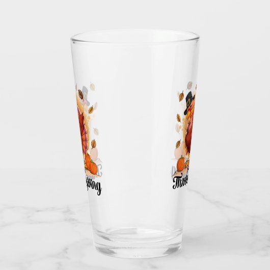 Prachtig Trendy Thanksgiving Herfst Collectie Glas (Links)