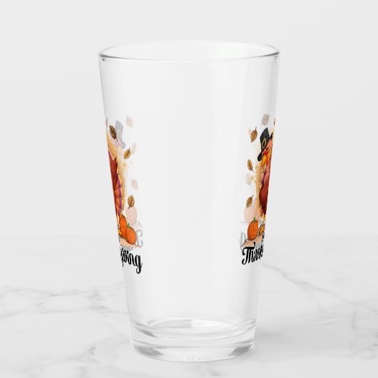 Prachtig Trendy Thanksgiving Herfst Collectie Glas (Rechts)