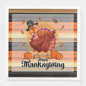 Prachtig Trendy Thanksgiving Herfst Collectie Servet (Voorkant)