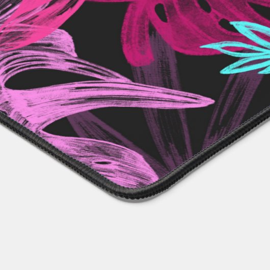 Prachtig tropisch bloemontwerp - bureaumat (Hoek)