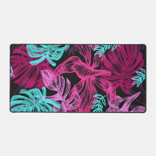 Prachtig tropisch bloemontwerp - bureaumat (Voorkant)