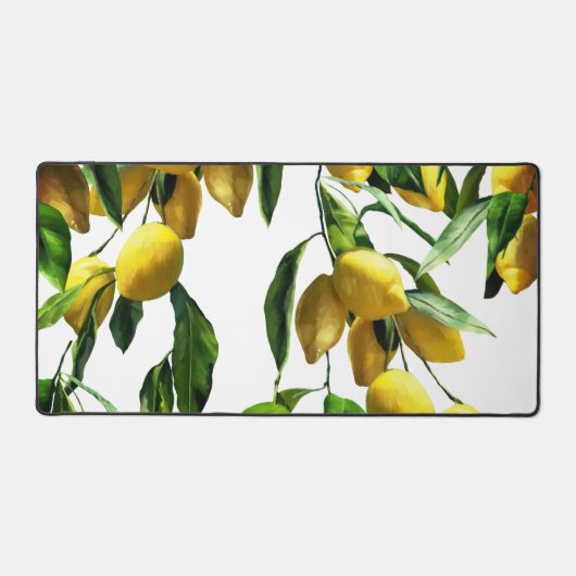 Prachtig tropisch citroenontwerp - Bureaumat (Voorkant)