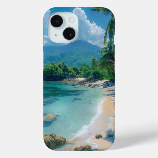 Prachtig tropisch strand Case-Mate iPhone case (Achterkant)