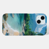 Prachtig tropisch strand Case-Mate iPhone case (Achterkant (horizontaal))