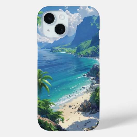 Prachtig tropisch strand Case-Mate iPhone case (Achterkant)