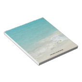 Prachtig tropisch strand in het zeeparadijs notitieblok (Schuin)
