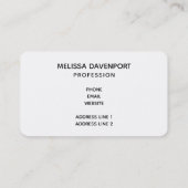 Prachtig tropisch strand in het zeeparadijs visitekaartje (Achterkant)