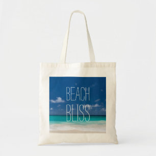 Prachtig tropisch strand tote bag