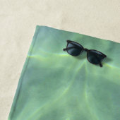 Prachtig tropisch water in de aquacultuur strandlaken (In situ)