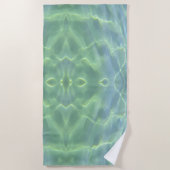 Prachtig tropisch water in de aquacultuur strandlaken (Voorkant)