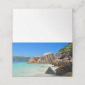 Prachtig Tropisch Zee met een Rocky Beach Plaatskaartje (Buitenkant ongevouwen)