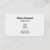 Prachtig tropisch Zee met rotskoverkusten Visitekaartje (Achterkant)