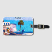 Prachtig Tunesië Panorama Uitzicht Bagagelabel (Voorkant (horizontaal))