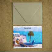 Prachtig Tunesië Panorama Uitzicht Briefkaart