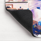 Prachtig Tunesië Panorama Uitzicht Muismat (Hoek)