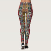 Prachtig Turks antiek tapijt Leggings (Achterkant)