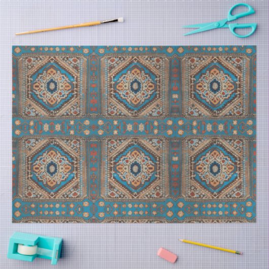 Prachtig Turks oud patroonmodern Collectie Tissuepapier (Craft)