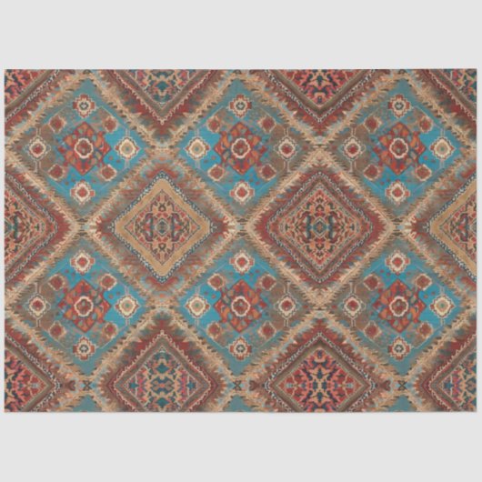 Prachtig Turks oud patroontrendy Collectie Tissuepapier (Voorkant)