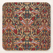 Prachtig Turks traditioneel tapijt Onderzetter (Voorkant)