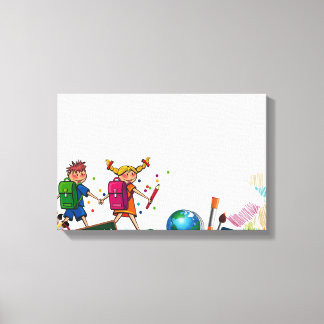 Prachtig-twee-studenten -| Zazzle_Growshop. Canvas Afdruk
