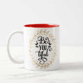 Prachtig Tweekleurige Koffiemok (Links)