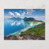 Prachtig Uitzicht | Bovenkant van het eiland Bohey Briefkaart (Voorkant)