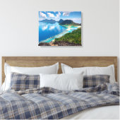 Prachtig Uitzicht | Bovenkant van het eiland Bohey Canvas Afdruk (Insitu (Slaapkamer))