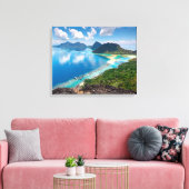 Prachtig Uitzicht | Bovenkant van het eiland Bohey Canvas Afdruk (Insitu (Woonkamer))
