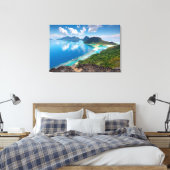 Prachtig Uitzicht | Bovenkant van het eiland Bohey Canvas Afdruk (Insitu (Slaapkamer))