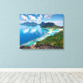Prachtig Uitzicht | Bovenkant van het eiland Bohey Canvas Afdruk (Insitu (Houten vloer))