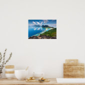 Prachtig Uitzicht | Bovenkant van het eiland Bohey Poster (Keuken)